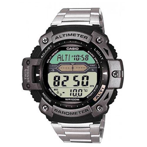 Image of Casio Classic sort resin med stål (3202) multifunktions quartz Herre ur, model SGW-300HD-1AVER